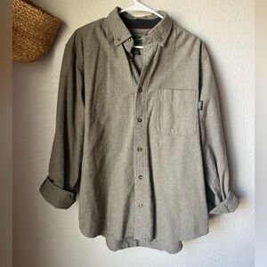 Woolrich Gray Button-Up Shirt